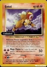 Entei (17) N3 17/64 Pokémon Neo Revelation Rare Unlimited EN NM