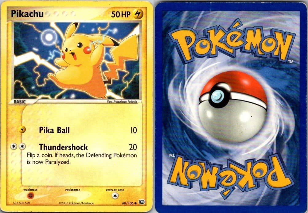 Pikachu 60/106 EX Emerald Regular