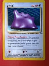Pokémon TCG Ditto Holo Rare Card 3/62 Fossil English Edition