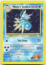 Misty's Seadra (Prerelease) 009/132 Holo Promo WoTC Promo Pokemon Lightly Played