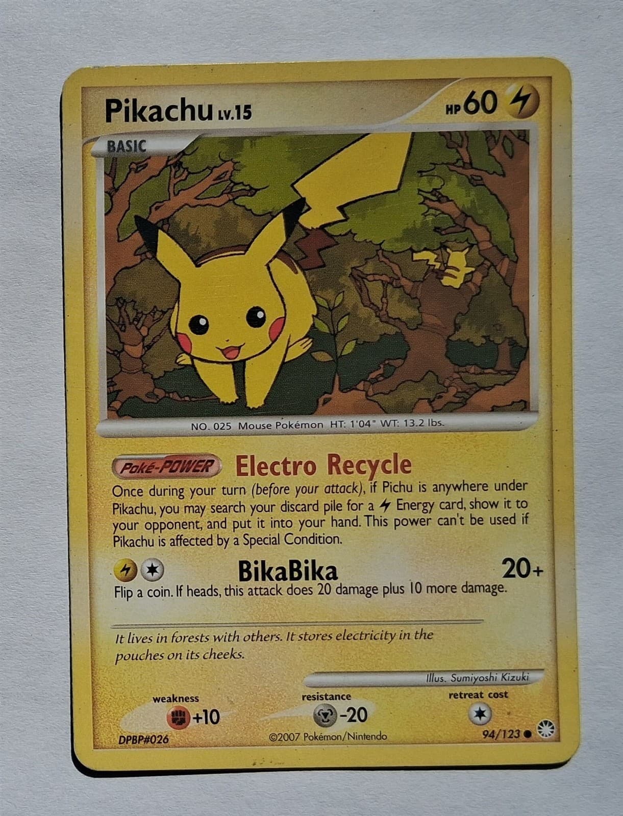 Pokemon - Pikachu - Mysterious Treasures 94/123 - Common - MP