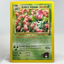 ERIKA'S IVYSAUR 41/132 Gym Challenge Uncommon Pokemon Unlimited MP US SELLER
