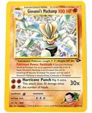 Pokémon Gym Challenge - Giovanni's Machamp - Holo Rare WoTC - LP - 6/132