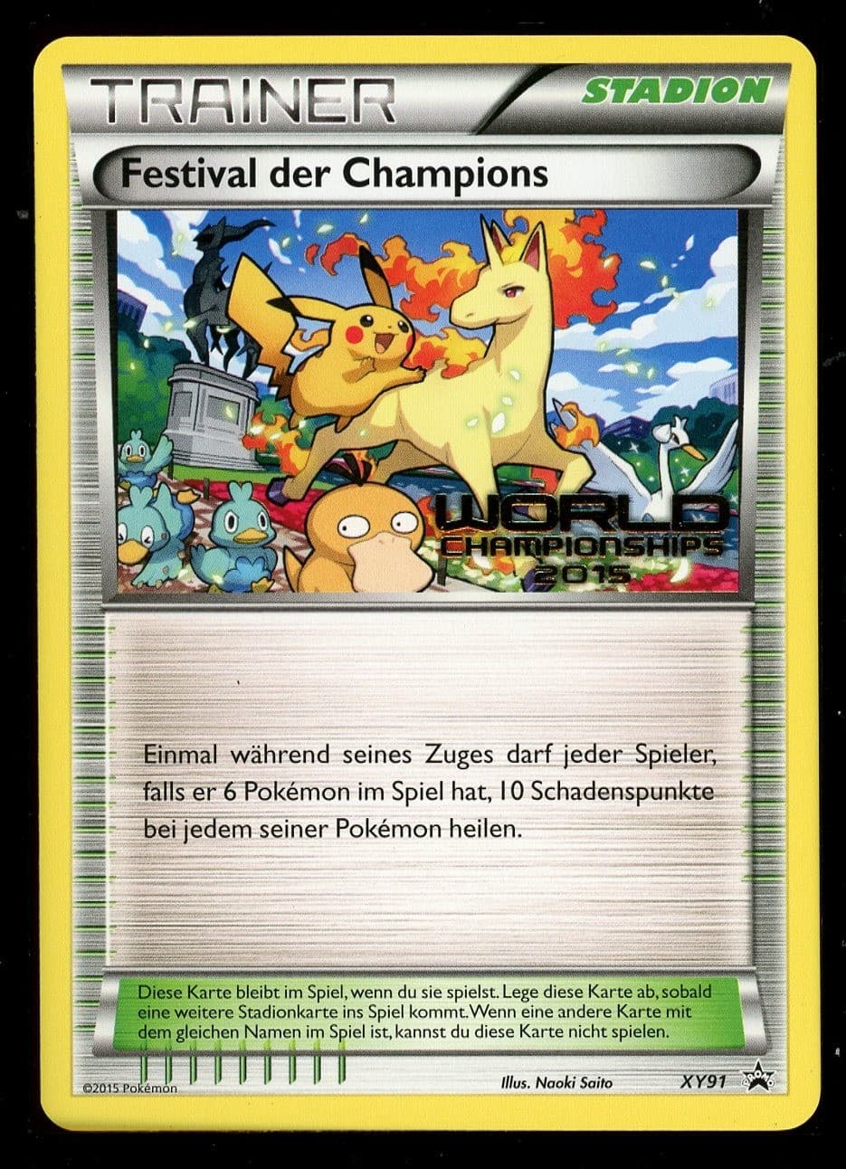 Pokemon Worlds 2015 German Champions Festival (Festival der Champions) XY91
