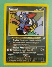 2001 Pokemon TCG Neo Revelation Sneasel Rare #24/64 1st Edition-ENN COINS