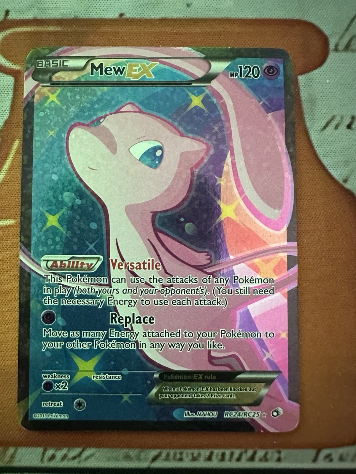 Mew EX (Full Art) RC24/RC25 Legendary Treasures: Radiant Collection Holo