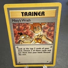 Pokémon TCG Misty's Wrath Gym Heroes Card 114/132 Unlimited Uncommon