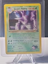 Pokemon Giovanni's Nidoking 7/132 Gym Challenge Holo Foil Rare LP, Collection.