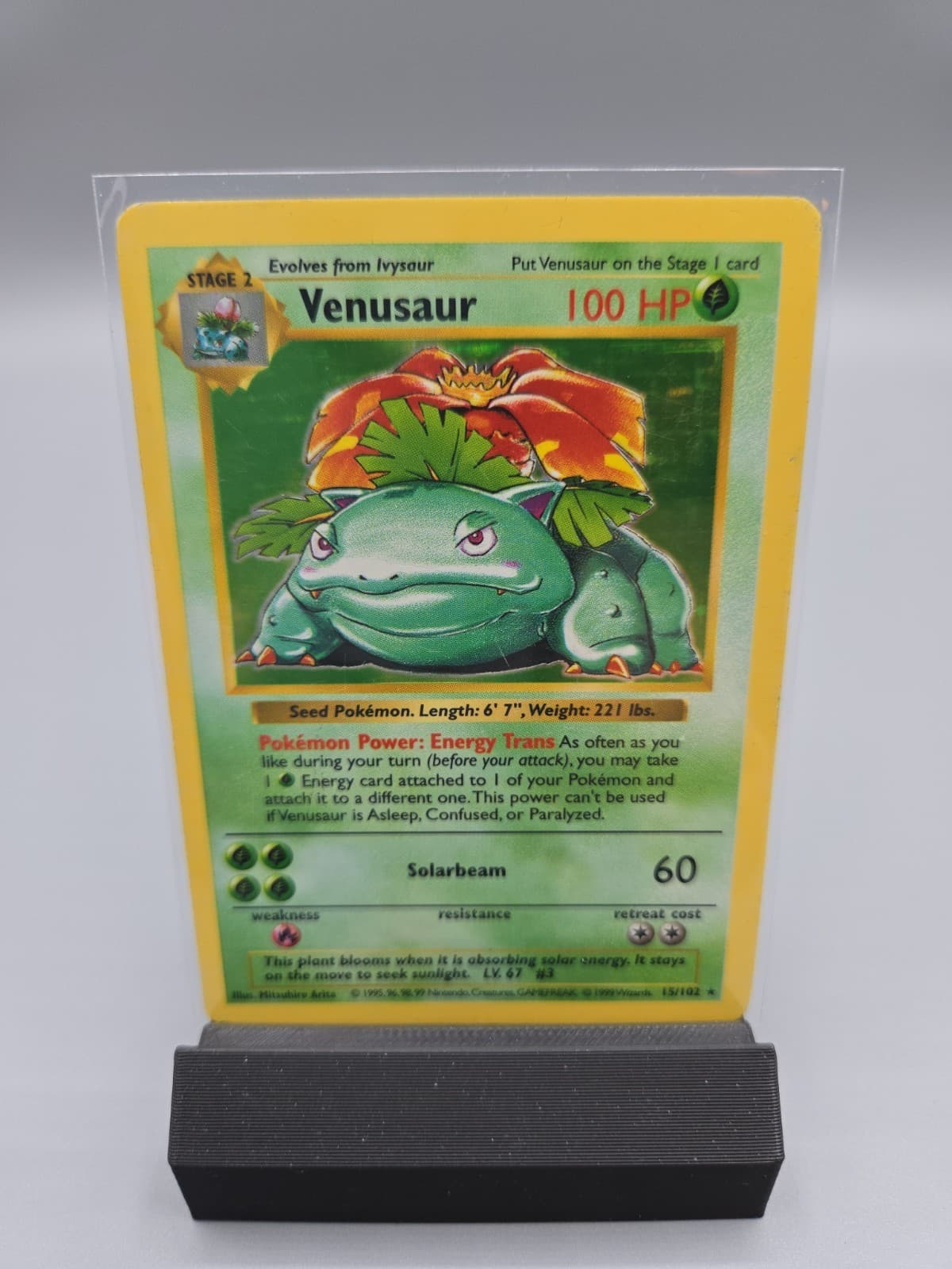 base set venusaur holo Shadowless Ungraded