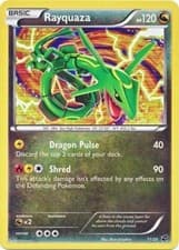 1x Rayquaza - 11/20 Heavily Played Pokemon BW - Dragon Vault