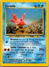 Corsola Unlimited Uncommon Neo Discovery 37/75 NM