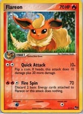Pokemon TCG Flareon 2/17 POP Series 3 Holo MP