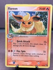 Pokemon TCG Flareon 2/17 Holo Rare POP Series 3 HP
