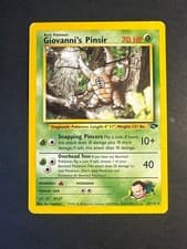 2002 Pokemon Gym Challenge Set Giovanni's Pinsir 24 /132 Nintendo Base Card