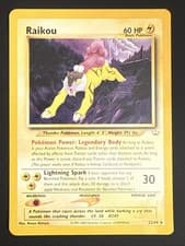 Raikou Reg.  22/64 Unlimited Neo Revelation Pokemon Card LP