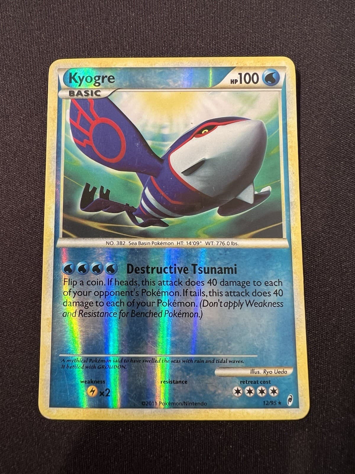 Kyogre 12/95 Call of Legends Reverse Holo
