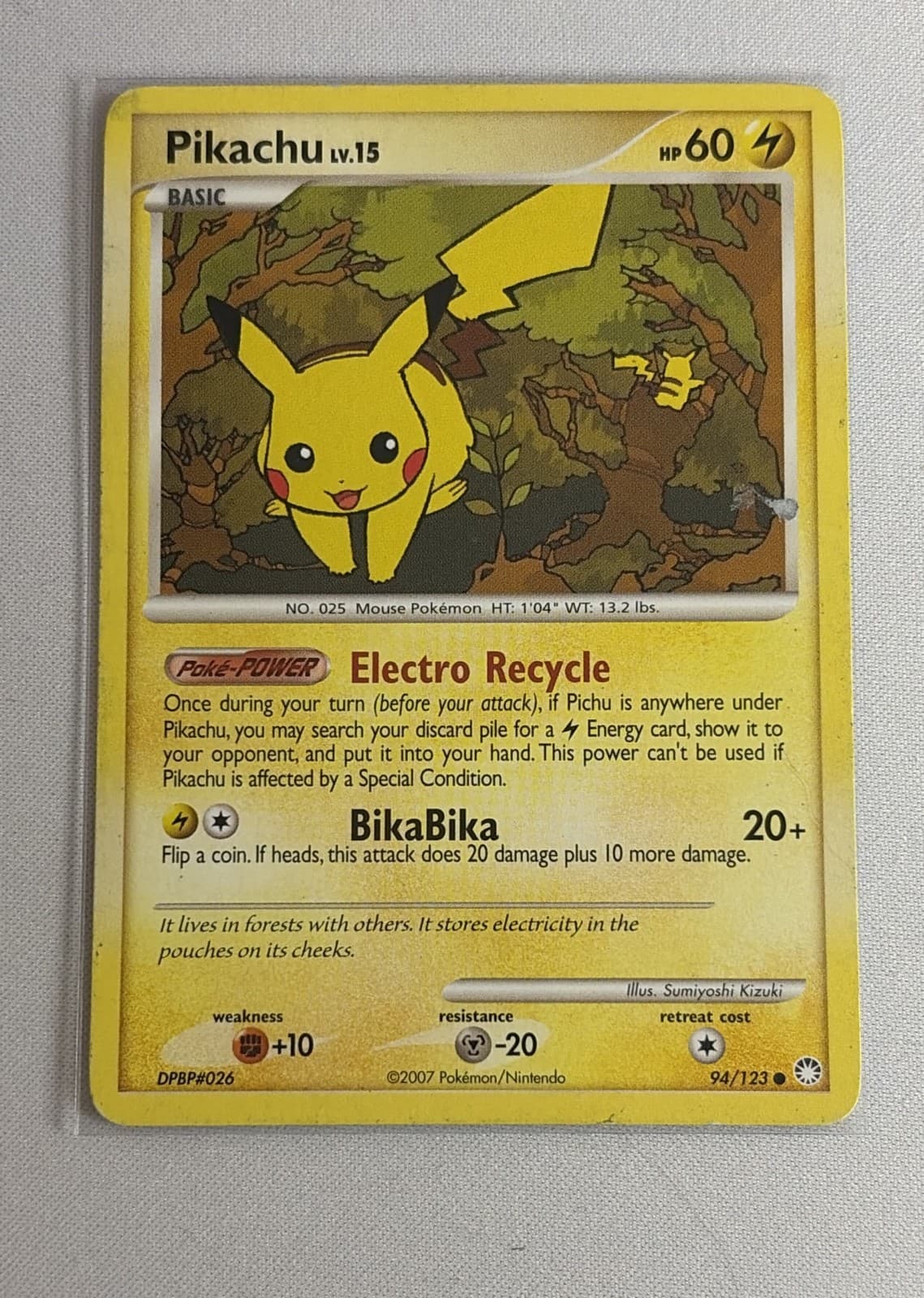 Pikachu 94/123 Mysterious Treasures Regular