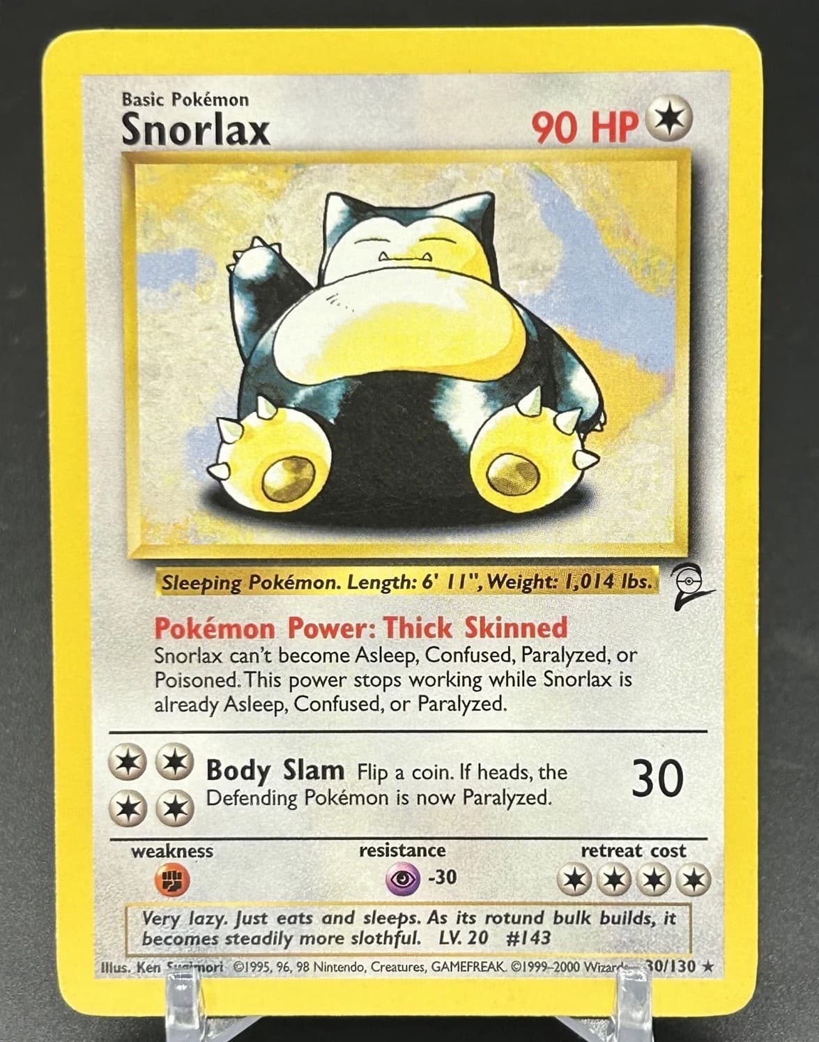 Snorlax 030/130 Base Set 2 Regular