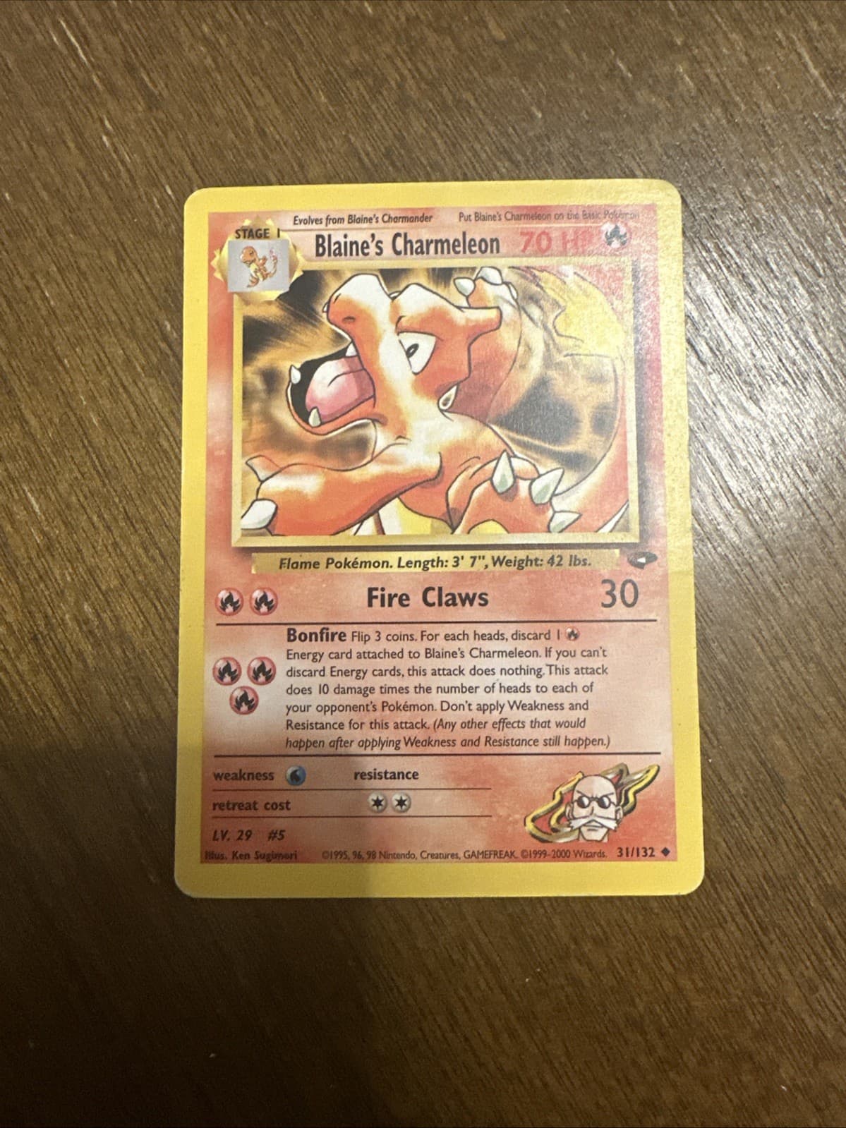 Blaine's Charmeleon 31/132 Gym Challenge Regular
