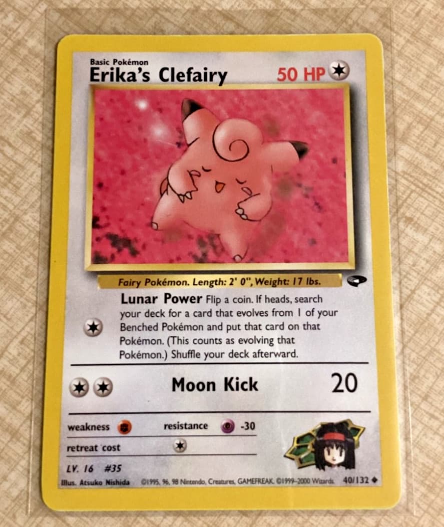 Erika's Clefairy 40/132 Gym Challenge Regular
