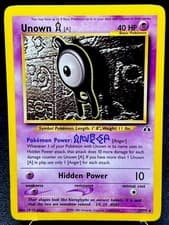 Unown A 33/75 MP Non Holo Rare Neo Discovery Pokémon Card!
