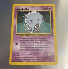 Nintendo Pokémon TCG Neo Discovery Wobbuffet 35/75 Rare Reg Unlimited 90HP Eng