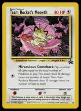 Pokemon Card - WoTC Black Star Promo Team Rocket's Meowth #18