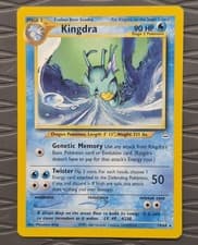 Kingdra 19/64 Rare Unlimited Neo Revelation Pokemon Card