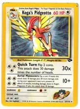 Pokémon TCG Koga's Pidgeotto 27/132 Gym Challenge Rare Regular DMG