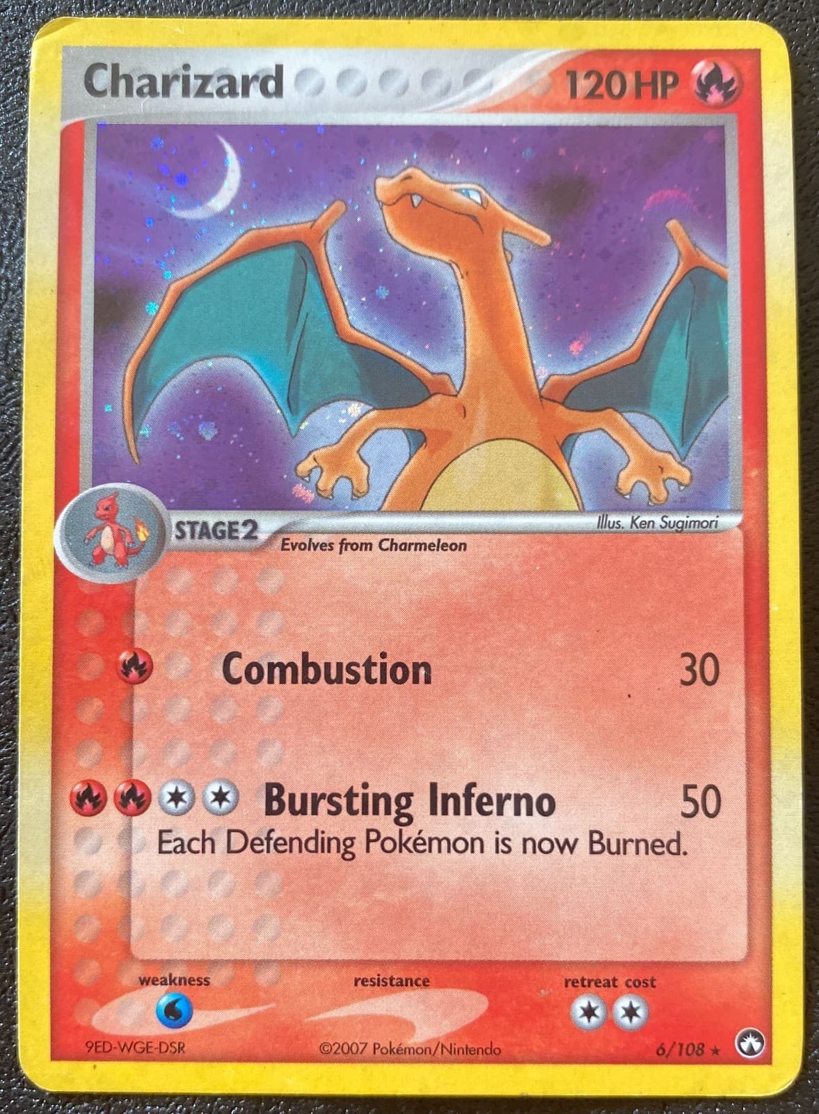 Charizard 6/108 - EX Power Keepers (2007) Vintage Holo Rare - MP