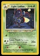 Light Ledian 24/105 Rare Neo Destiny Pokemon Unlimited LP