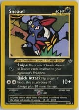 Sneasel 24/64 Rare Neo Revelation Pokemon Unlimited Lightly Played