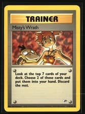 Misty's Wrath Uncommon Gym Heroes 114/132 LP