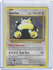 Snorlax XY179 Holo Black Star Promo