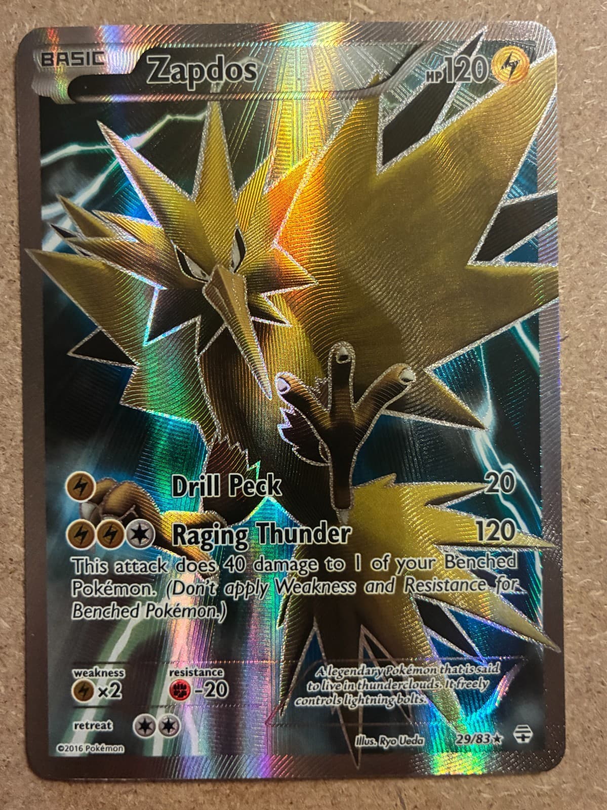 Zapdos #29 Pokemon Generations