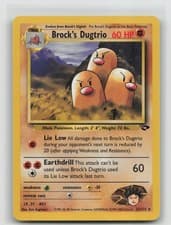Brock's Dugtrio Gym Challenge Rare 022/132 NM