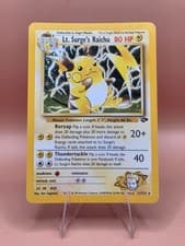 Lt. Surge's Raichu 11/132 Gym Challenge Holo