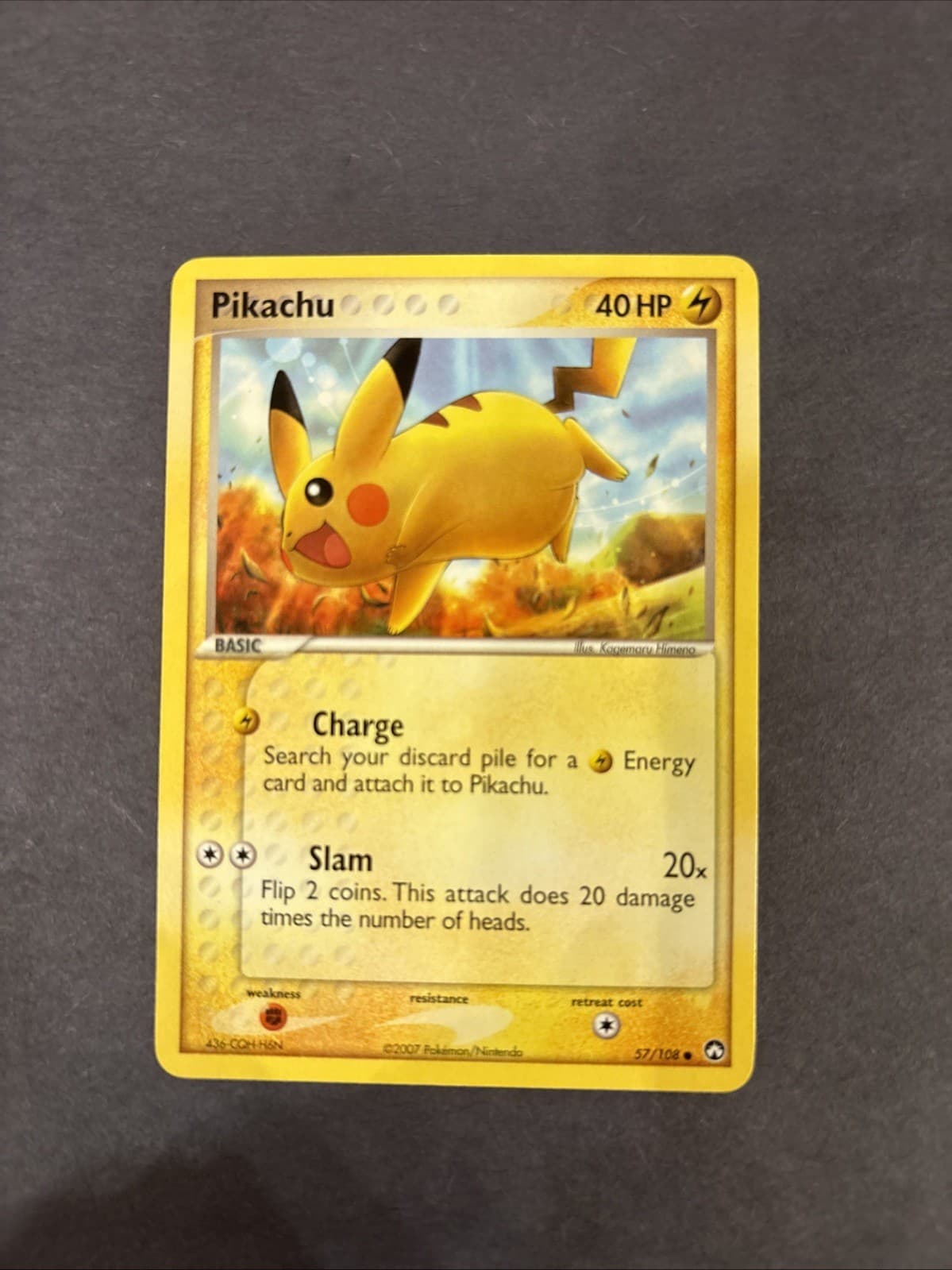 Pikachu 57/108 Pokemon Power Keepers Regular
