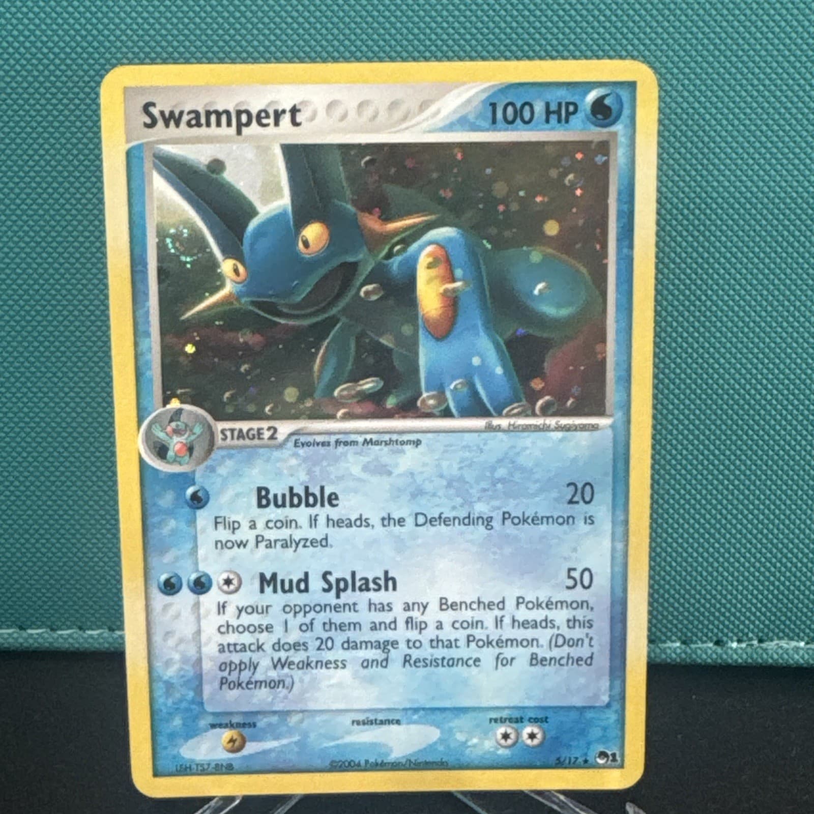 Swampert 005/017 POP Series 1 Holo MP Swirl
