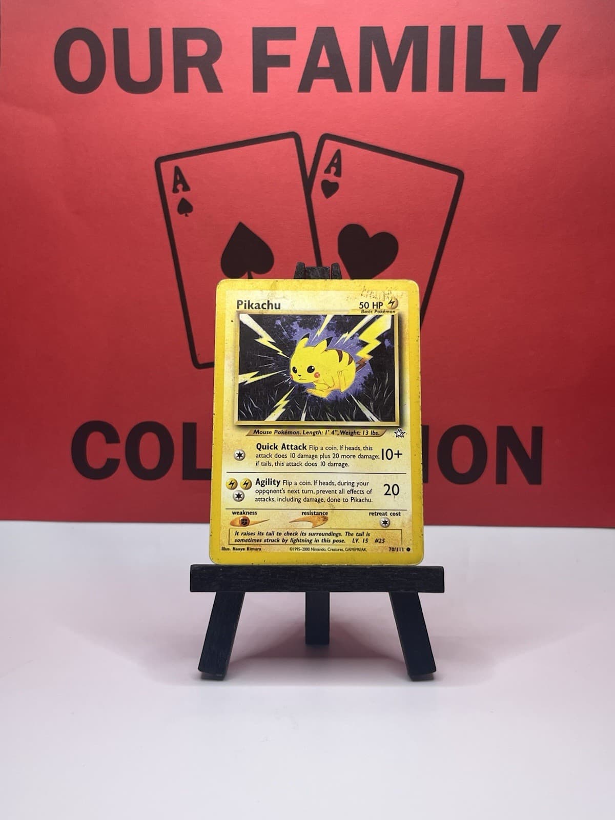 Pikachu 70/111 Neo Genesis Non Holo Common WOTC 1999 Pokemon Card