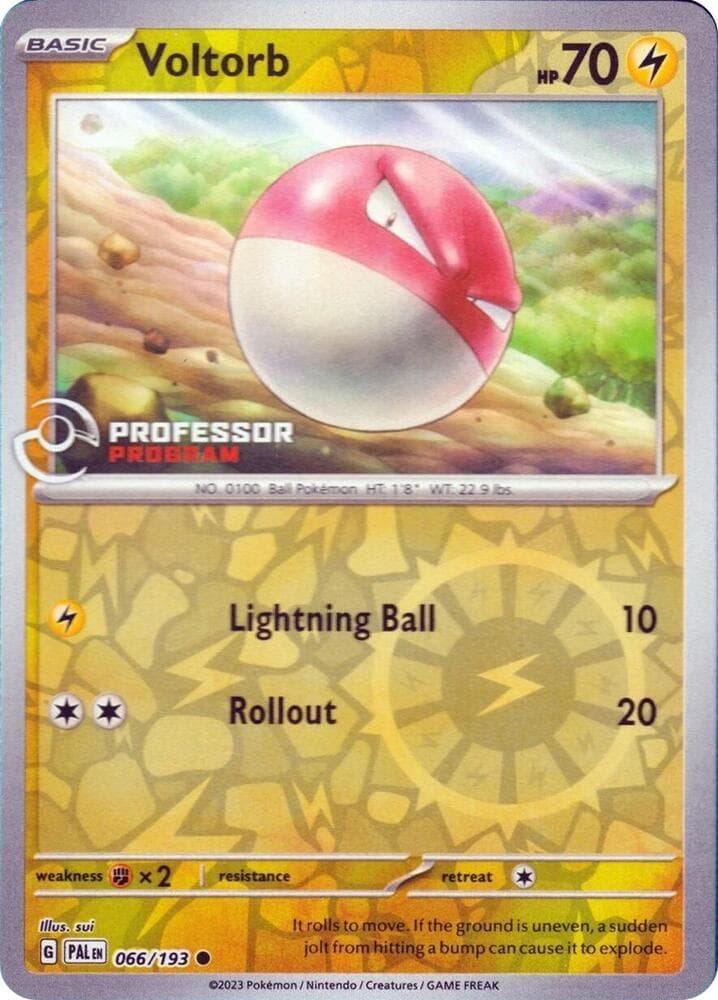 Voltorb 066/193 (Professor Program) — Professor Program Promos, complete card face