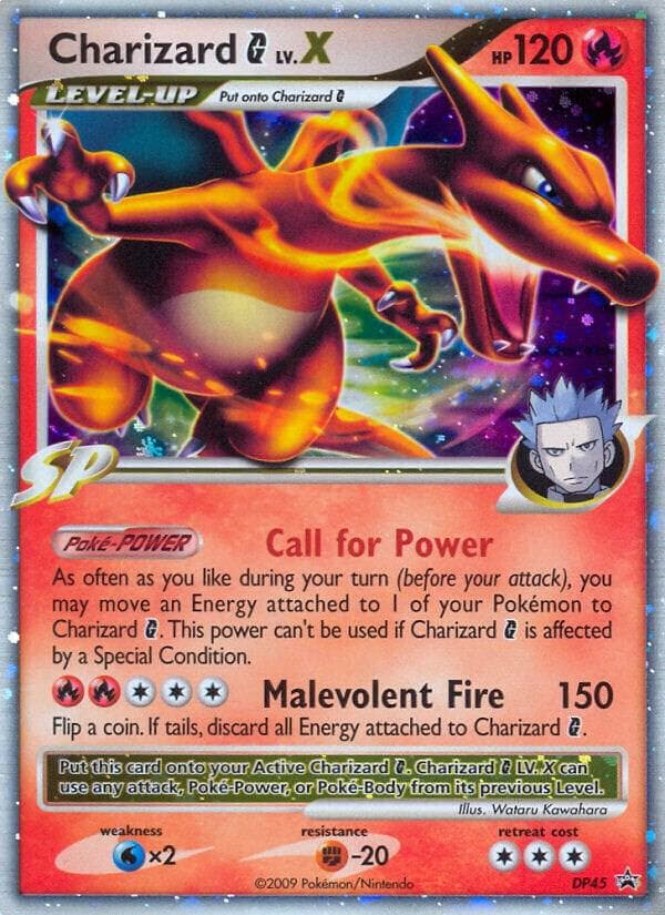 Charizard G LV.X DP45 — Diamond and Pearl Promos, complete card face