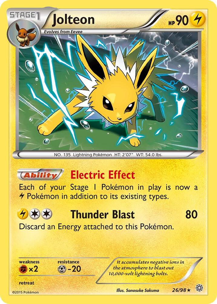 Jolteon - XY - Ancient Origins