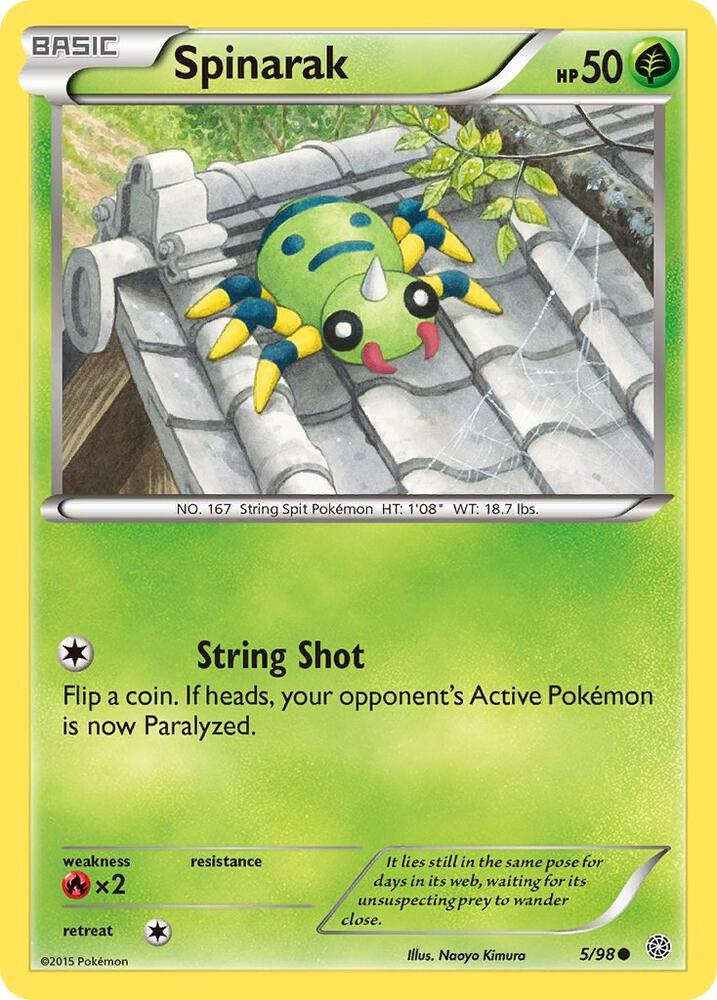 Spinarak - XY - Ancient Origins