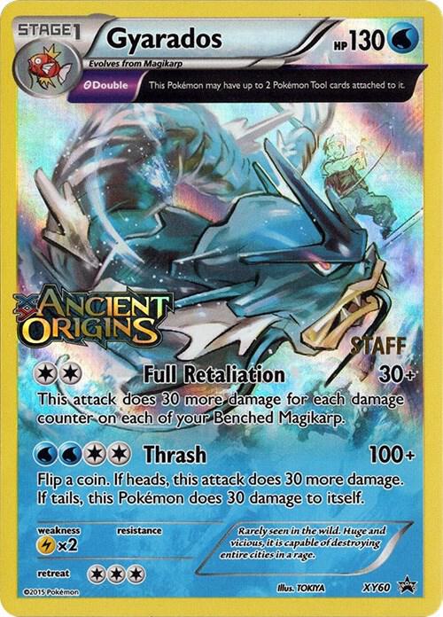 Gyarados - XY60 (Prerelease) [Staff] - XY Promos