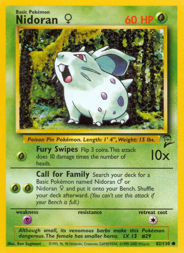 Nidoran F - Base Set 2
