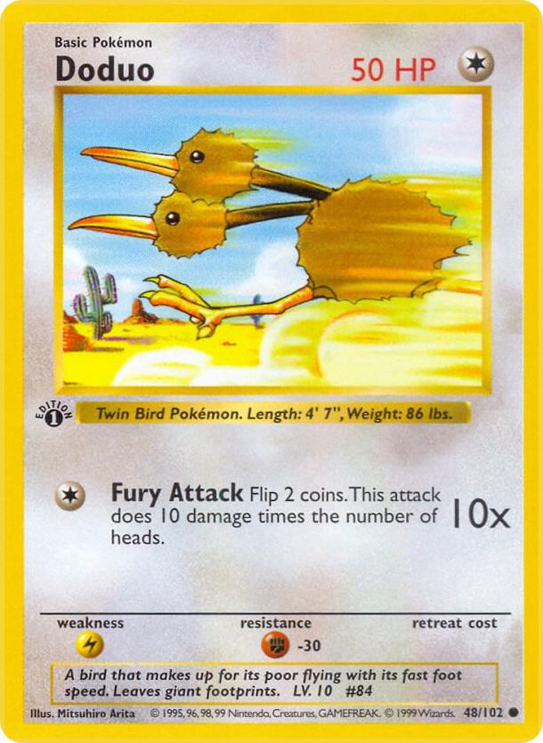 Doduo - Base Set (Shadowless)