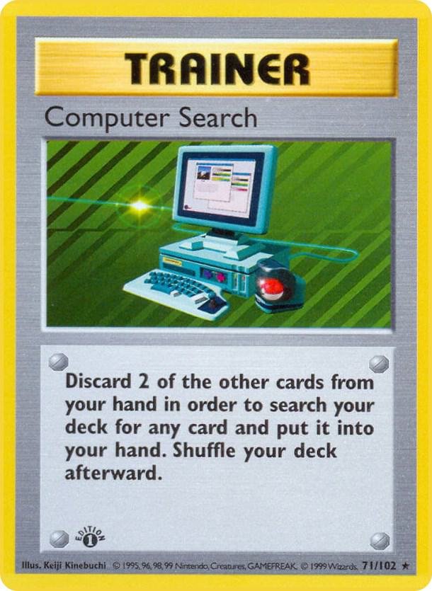 Computer Search - Base Set (Shadowless)