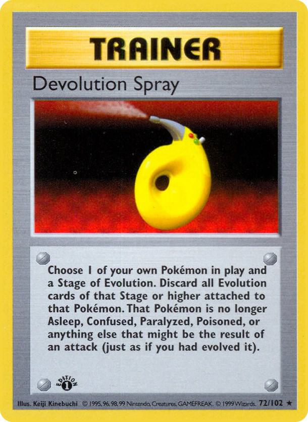 Devolution Spray - Base Set (Shadowless)