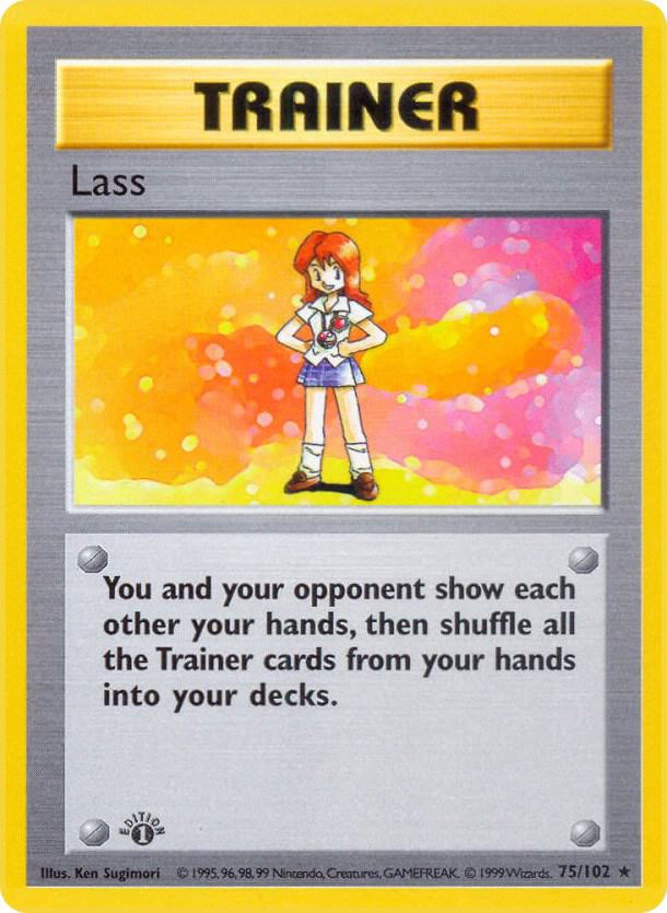 Lass - Base Set (Shadowless)